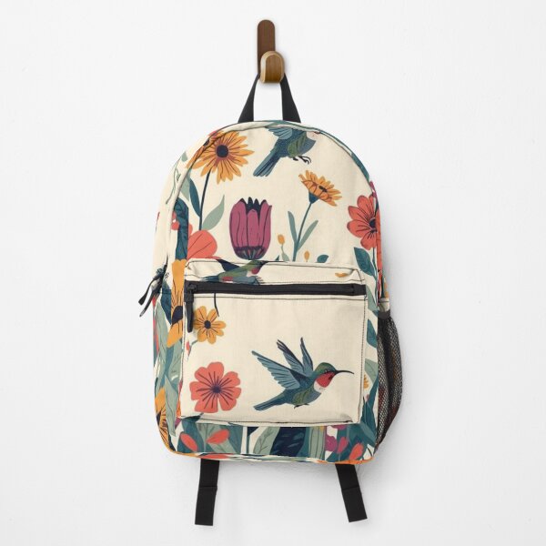 Item preview, Beautiful, colorful hummingbirds among flowers designed and sold by Knock on my door.