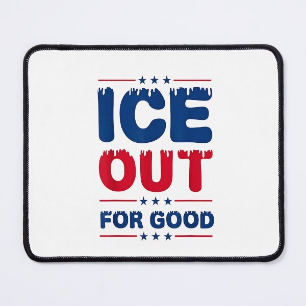 Item preview, Ice Out For Good Climate Change Awareness Design Global Warming Protest Typography Environmental Activist Statement Art designed and sold by JoyBoyStudio1.