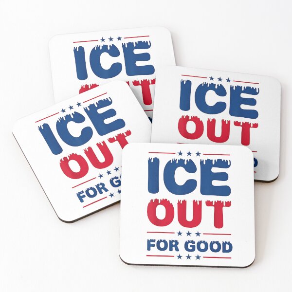 Item preview, Ice Out For Good Climate Change Awareness Design Global Warming Protest Typography Environmental Activist Statement Art designed and sold by JoyBoyStudio1.