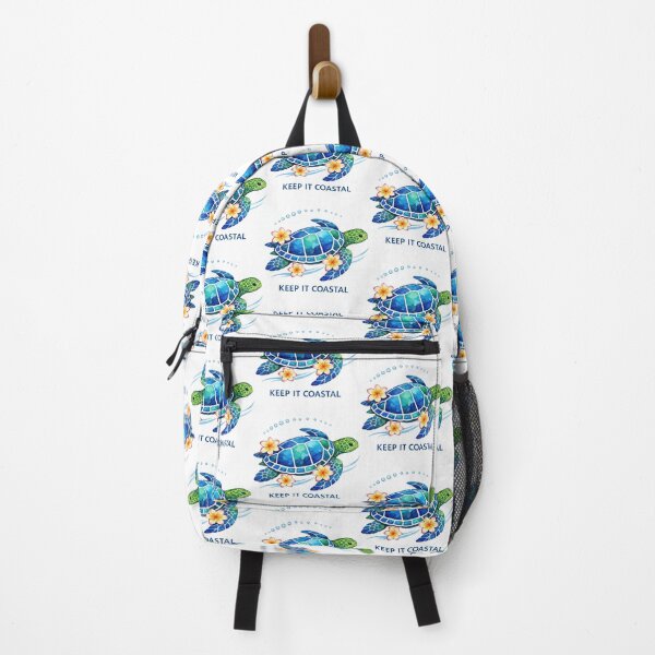 Item preview, Keep It Coastal Mosaic Sea Turtle with Bubble Arc Watercolor designed and sold by zoughlal.