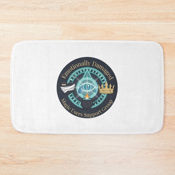 Item preview, Emotionally Damaged Magic Users Support Group Sticker designed and sold by OrikuStudio.