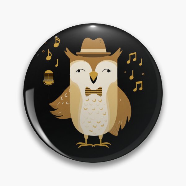 Item preview, Owl Jolson - Jazz Singing Owl Vintage T-Shirt designed and sold by kndzxf.