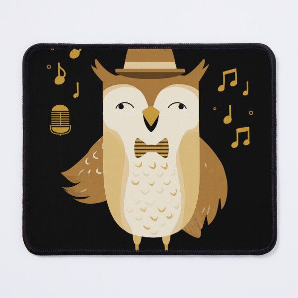 Item preview, Owl Jolson - Jazz Singing Owl Vintage T-Shirt designed and sold by kndzxf.