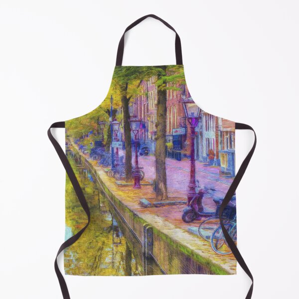 Item preview, Amsterdam Canal Van Gogh Vibe designed and sold by Londonimages.