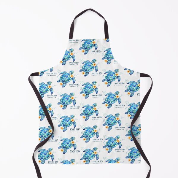 Item preview, Save the Sea One Swim at a Time Mosaic Sea Turtle with Heart Icon designed and sold by zoughlal.