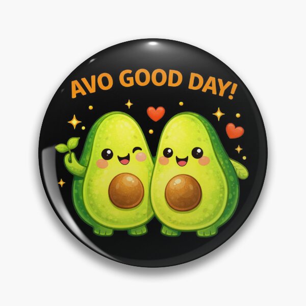 Item preview, Avo Good Day Cute Avocado Pun designed and sold by Papier Atelier Art.