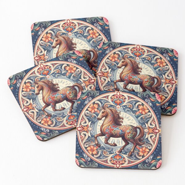 Item preview, Fantasy Mandala Stallion designed and sold by TinCatOutPost.