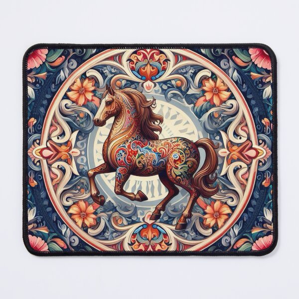 Item preview, Fantasy Mandala Stallion designed and sold by TinCatOutPost.