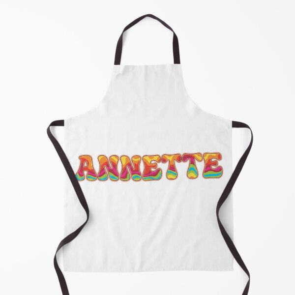 Item preview, ❤️ Annette Personalized Name Wavy Retro Shirt, Coffee Mug, Sticker Gift designed and sold by HelixPedia.