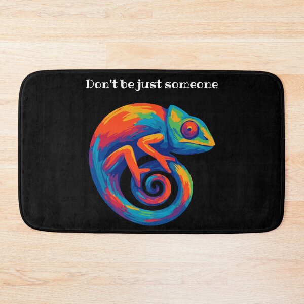 Item preview, Cool colorful chameleon art motif - gift idea - statement piece designed and sold by Like it Different.