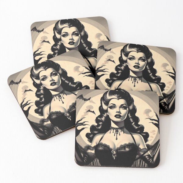 Item preview, Retro Goth Witch designed and sold by PulpVintage.