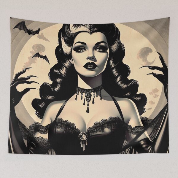 Item preview, Retro Goth Witch designed and sold by PulpVintage.