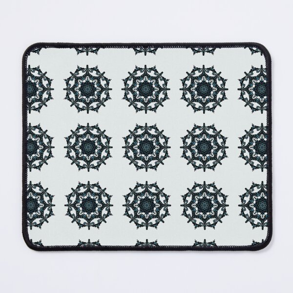 Item preview, Blue snowflake mandala pattern designed and sold by Colorandmagic.