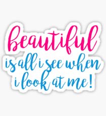 beautiful - head over heels Sticker