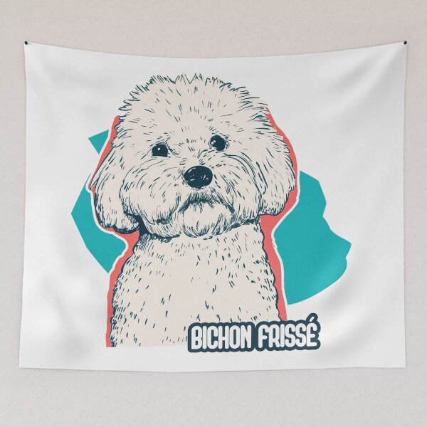 Item preview, Bichon Frissé: Bold Fluff with Graphic Charm designed and sold by ForeverPrintsOK.