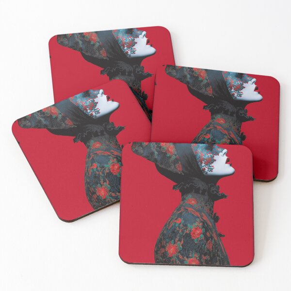 Item preview, Lady in red - glamorous fashion portrait designed and sold by KsaveraArt.