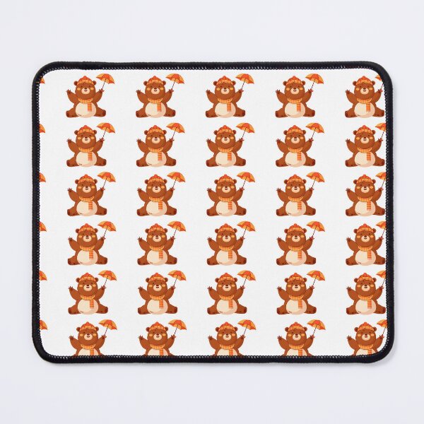 Item preview, Laughing Teddy Bear Wearing a Scarf and Sunglasses designed and sold by nada-art.