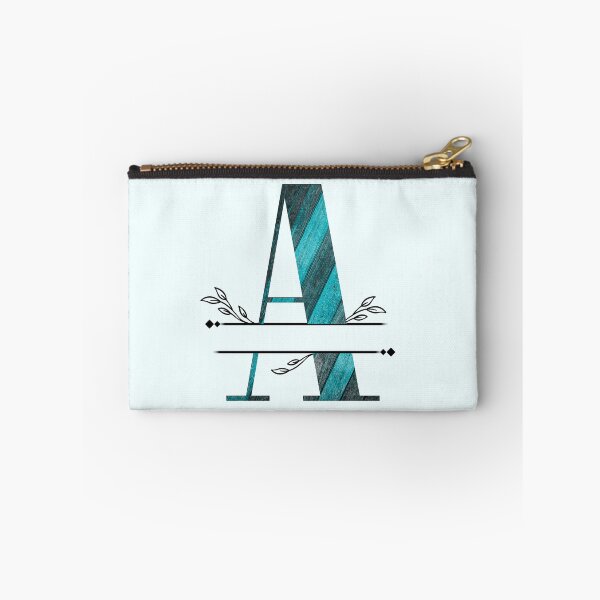 Item preview, Monogram...A... with blue and black/grey wood background designed and sold by CHASAcreative.