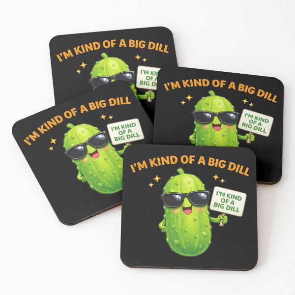 Item preview, I’m Kind of a Big Dill Funny Pickle Pun designed and sold by Papier Atelier Art.