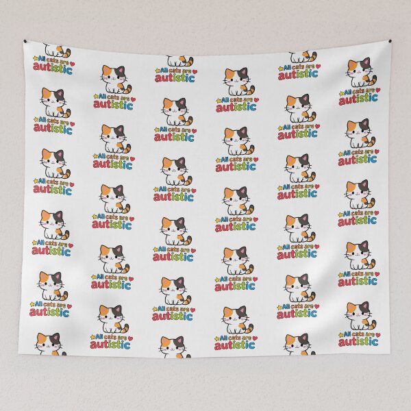 Item preview, All Cats Are Autistic designed and sold by YerWanDesigns.