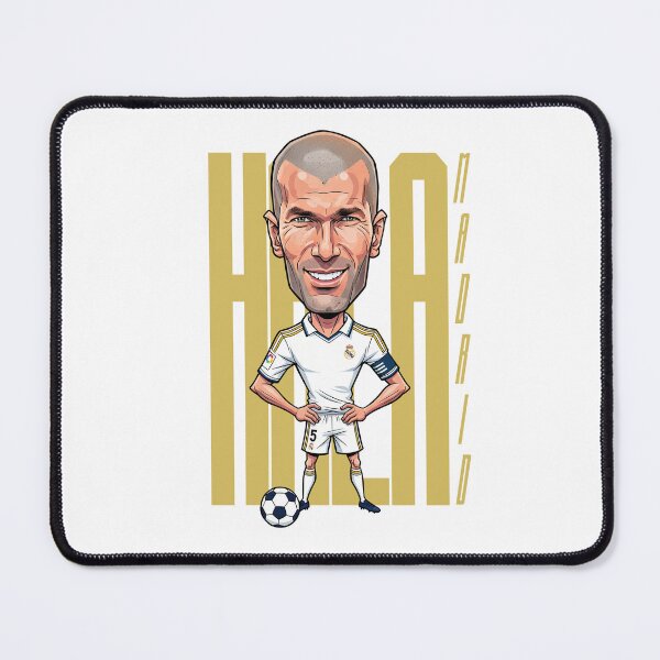 Item preview, Caricature of Zinédine Zidane Hala Madrid designed and sold by vectorlove.