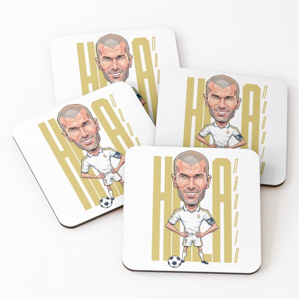 Item preview, Caricature of Zinédine Zidane Hala Madrid designed and sold by vectorlove.