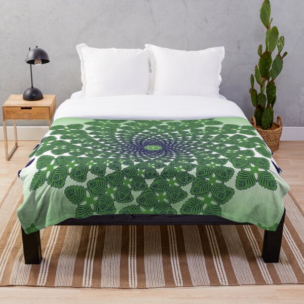 Item preview, Verdant Spiral Garden designed and sold by OIL Pattern Design .