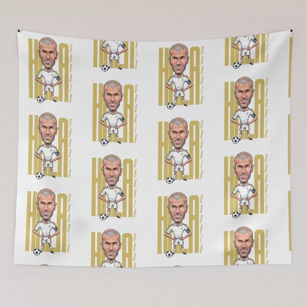 Item preview, Caricature of Zinédine Zidane Hala Madrid designed and sold by vectorlove.