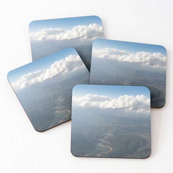 Item preview, Aerial - Mountaintops and Fluffy Cloudbanks designed and sold by Georgia Mizuleva.