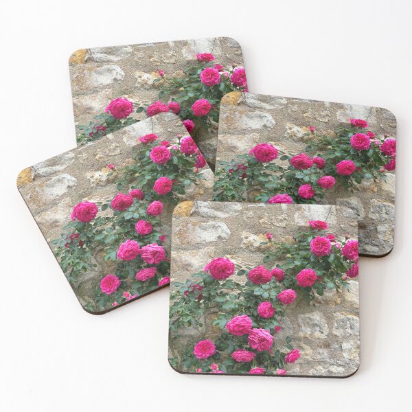 Item preview, Climbing rose on castle wall designed and sold by WAV-Wear-A-Vibe.