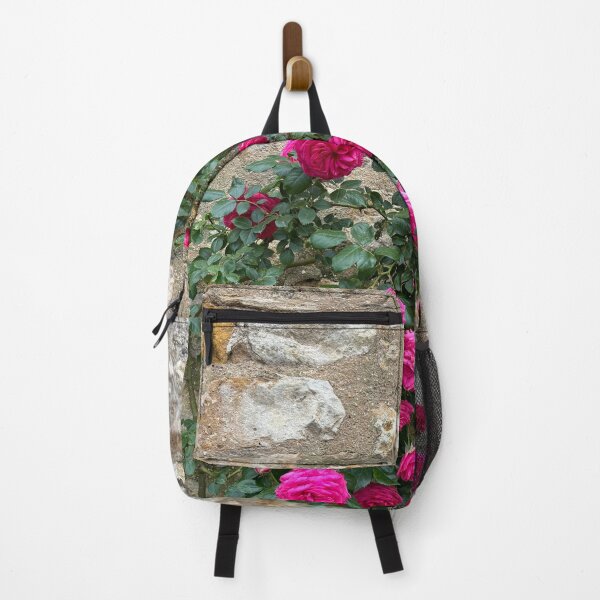 Item preview, Climbing rose on castle wall designed and sold by WAV-Wear-A-Vibe.