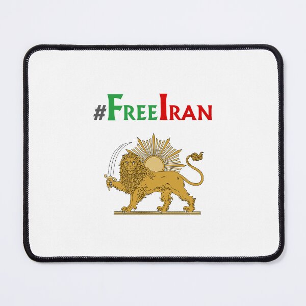 Item preview, FREE IRAN - #FREEIRAN - SHIRO KHORSHID - LION AND SUN EMBLEM - IRAN PROTEST designed and sold by ProgressiveMob.