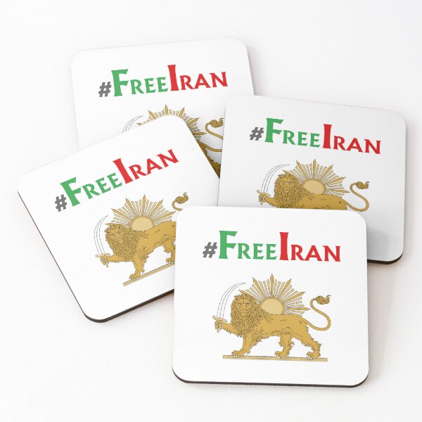 Item preview, FREE IRAN - #FREEIRAN - SHIRO KHORSHID - LION AND SUN EMBLEM - IRAN PROTEST designed and sold by ProgressiveMob.