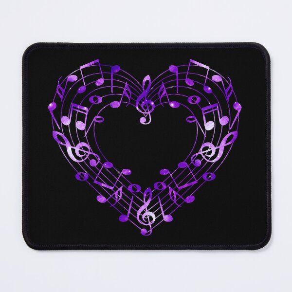 Item preview, Musical Notes Heart Shape Treble Clef Love Symbol designed and sold by Reminixi.