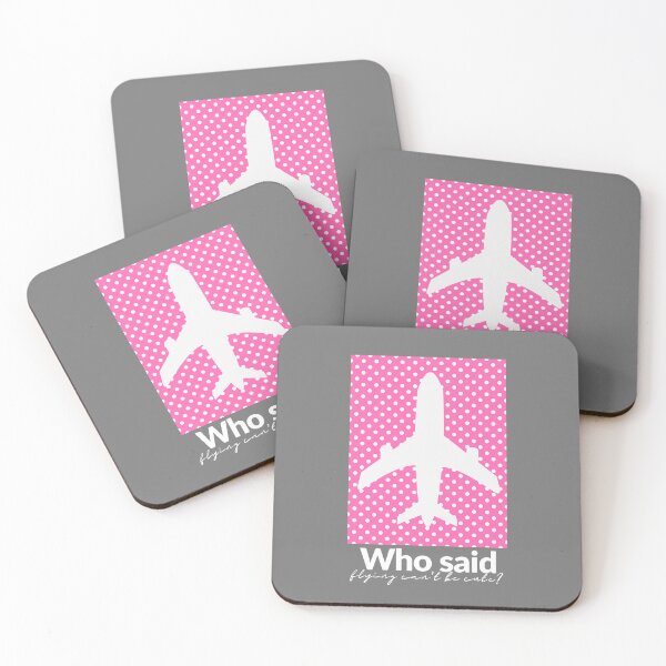 Item preview, Who Said Flying Can't be Cute? - Polka Dot Pink Aviation designed and sold by MirAgi.