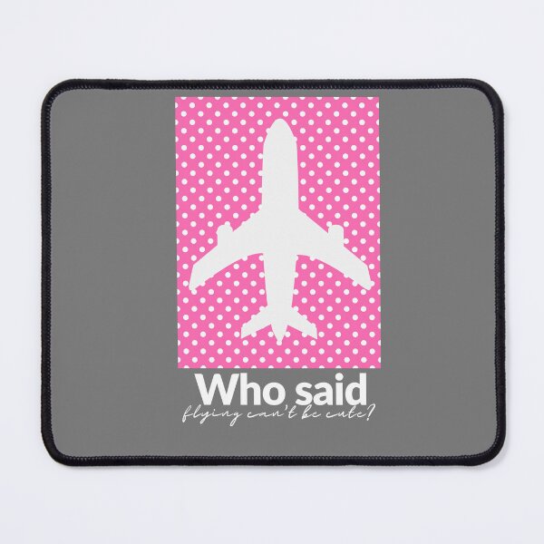 Item preview, Who Said Flying Can't be Cute? - Polka Dot Pink Aviation designed and sold by MirAgi.