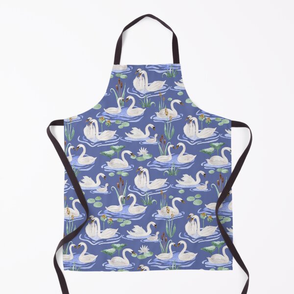 Item preview, Swan Lake in Watercolor Pattern designed and sold by andrebalest.art.
