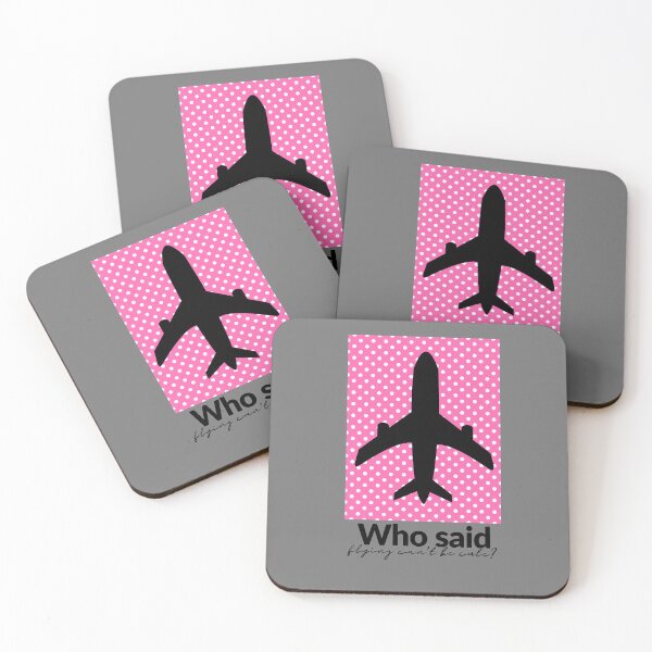 Item preview, Who Said Flying Can't be Cute? - Polka Dot Pink Aviation designed and sold by MirAgi.