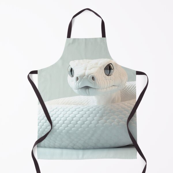 Item preview, White snake on light surface designed and sold by anytka.