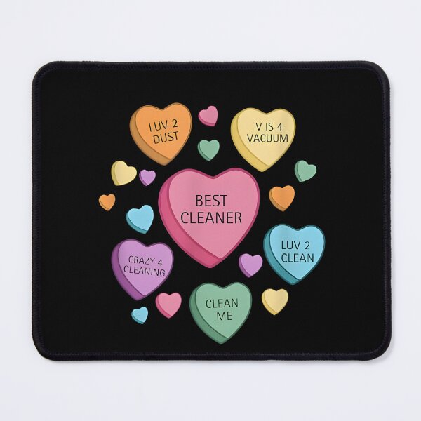 Item preview, Best Cleaner Funny Cleaning Quote Candy Heart Design Cute Housekeeper Gift Cleaning Humor Illustration designed and sold by JoyBoyStudio1.