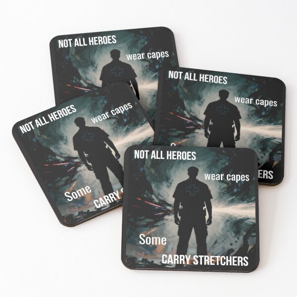 Item preview, Not All Heroes Wear Capes, Some Carry Stretchers, EMT life designed and sold by FreeFromDefault.
