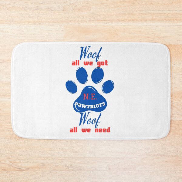 Item preview, New England Pawtriots - Woof All We Got Woof All We Need - Dog and Football Lovers designed and sold by SunandShade.