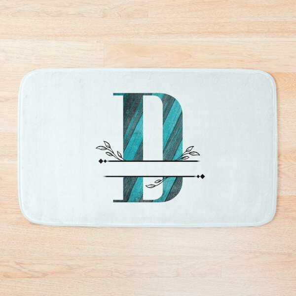 Item preview, Monogram...D... with blue and black/grey wood background designed and sold by CHASAcreative.