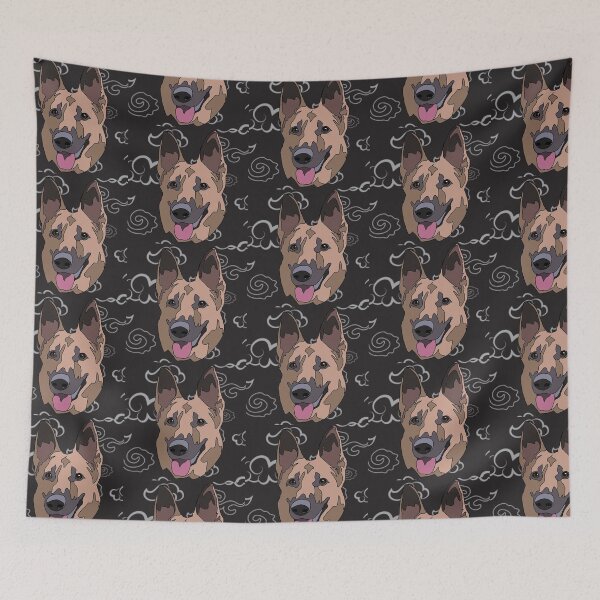 Item preview, Copy of German shepherd mutt Chinese new year designed and sold by LeahcarsArt.