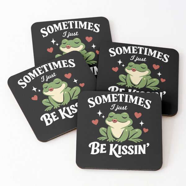 Item preview, Sometimes I Just Be Kissin Frog designed and sold by FreshVibe Prints.