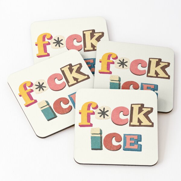 Item preview, F*ck ICE Magazine Letters designed and sold by WatercolourferS.