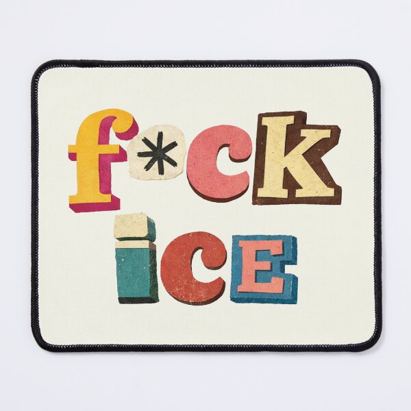 Item preview, F*ck ICE Magazine Letters designed and sold by WatercolourferS.