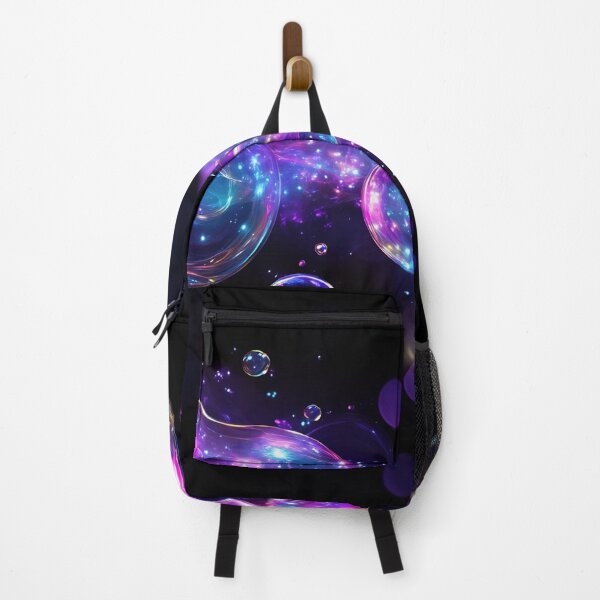 Item preview, Colorful bubbles in dark space designed and sold by anytka.