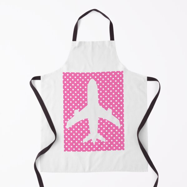 Item preview, Who Said Flying Can't be Cute? - Polka Dot Pink Aviation designed and sold by MirAgi.