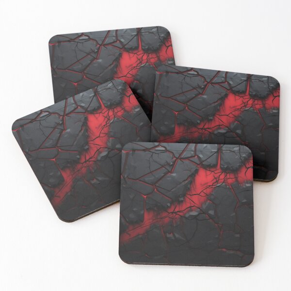 Item preview, Scarlet Fissures on Obsidian designed and sold by anytka.